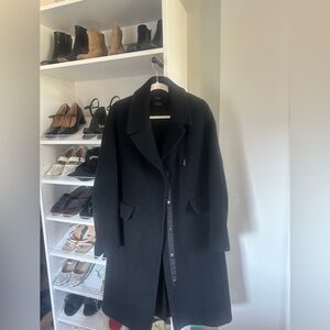 Lululemon Athletica Wool Trench Coat